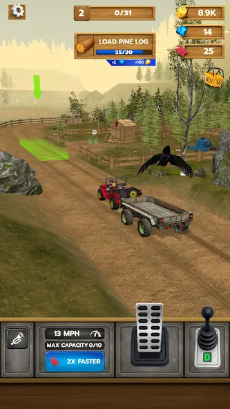 伐木工司机游戏手机版(Lumberjack Driver)v0.08 安卓版