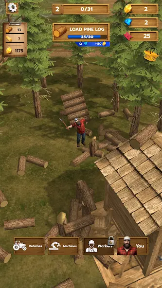伐木工司机游戏手机版(Lumberjack Driver)v0.08 安卓版