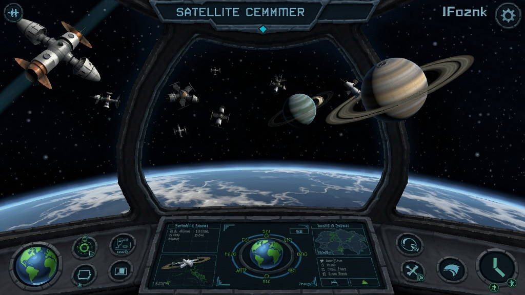 卫星指挥游戏太空场景截图