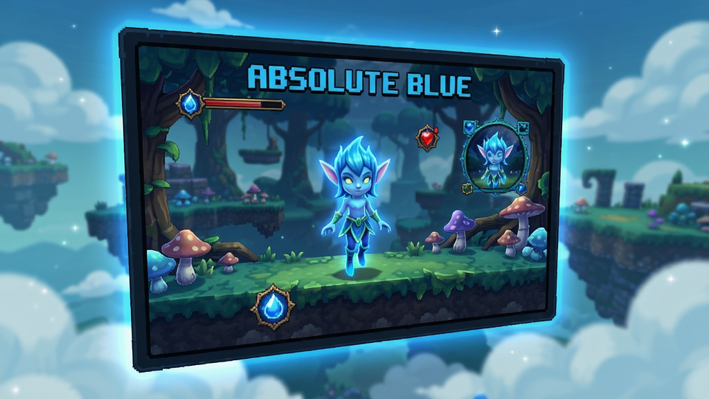 Absolute Blue��Ϸ����չʾ����ɫ������Ư����Ļ��