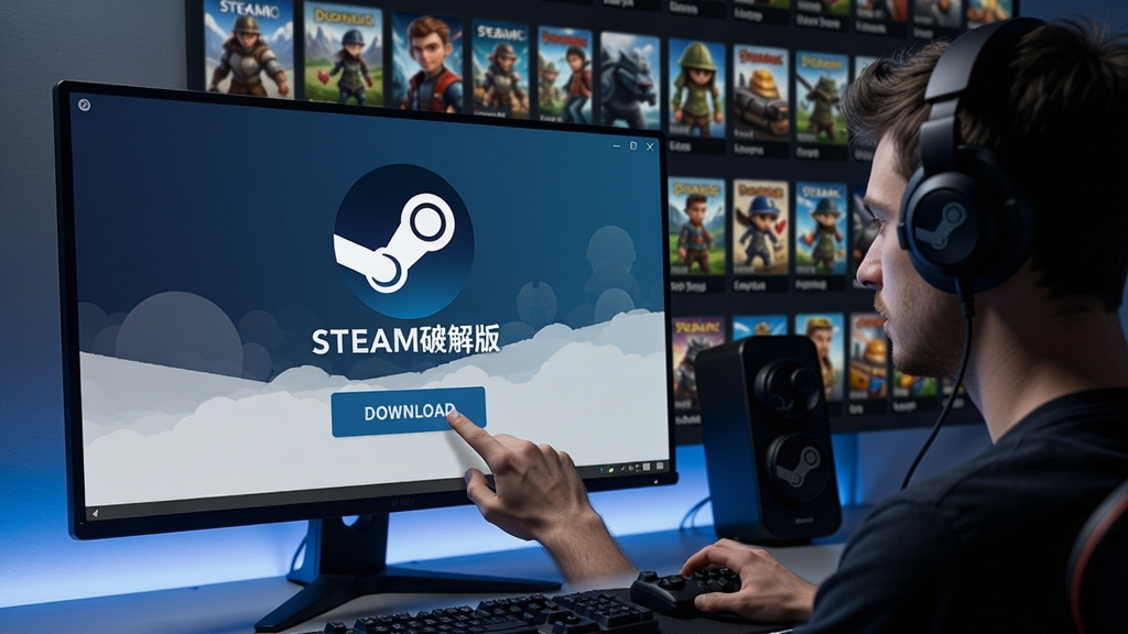 Steam�ƽ����Ϸ���ؽ���չʾ��һ��������ڵ�����ذ�ť�������Ƿḻ����Ϸ���б����������ִ�