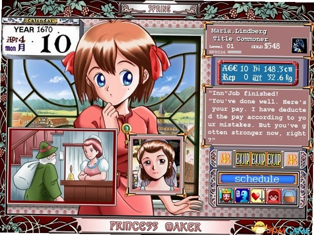 Princess Maker 2 Refine1.0 中文硬盘版
