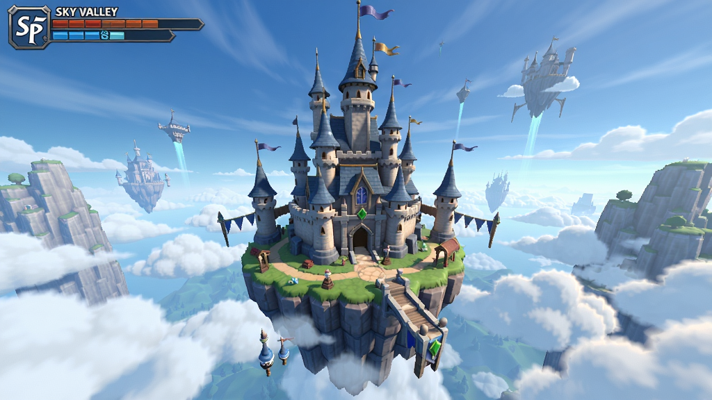 Sky Valley��չ���Ϸ�е���ճǱ�������ͼ