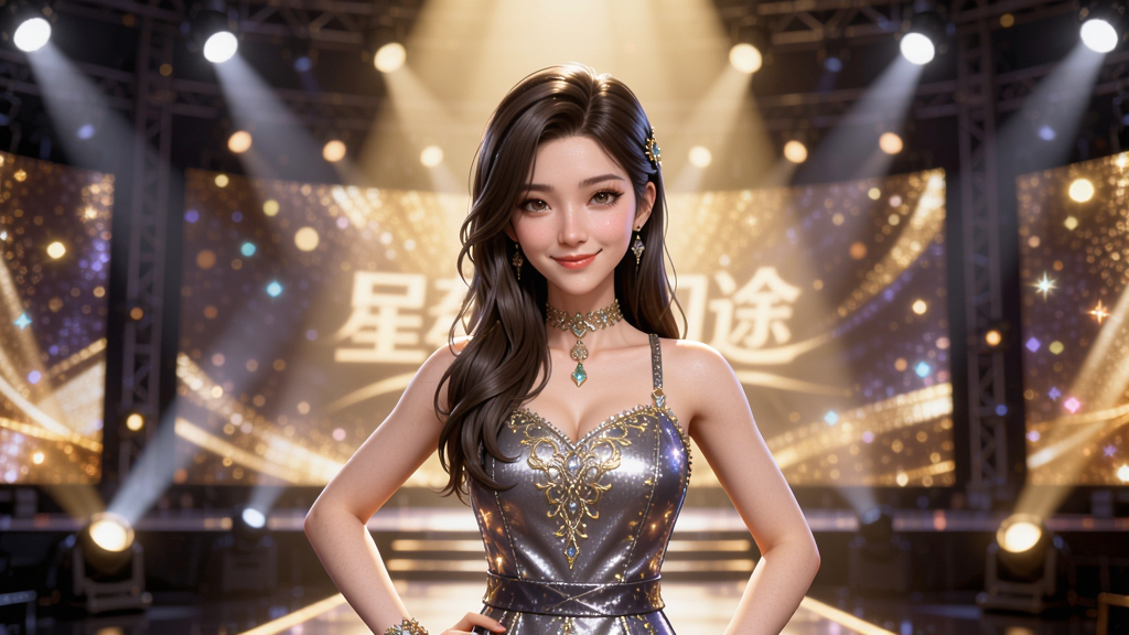 ��Ϯ֮��;��ҫ��ϷŮ�����ھ۹��������΢Ц��CG������������̨����