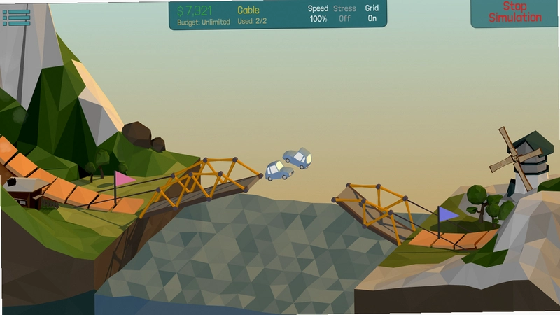 Poly Bridge 桥梁建造师v0.77b-p3 中文版