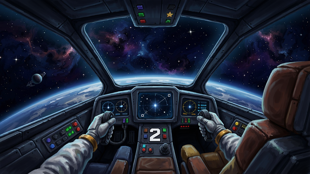 星空2游戏太空飞船驾驶舱场景