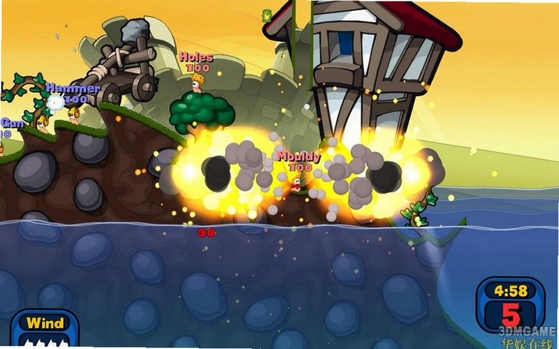 ��ս��棺�����ɶ����ư� Worms: World Party Remastered1.0 ���İ�