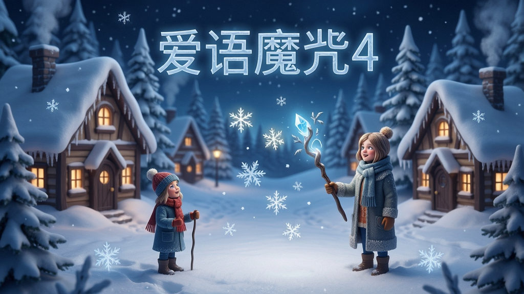 爱语魔咒4冬天的咒语冬季奇幻场景