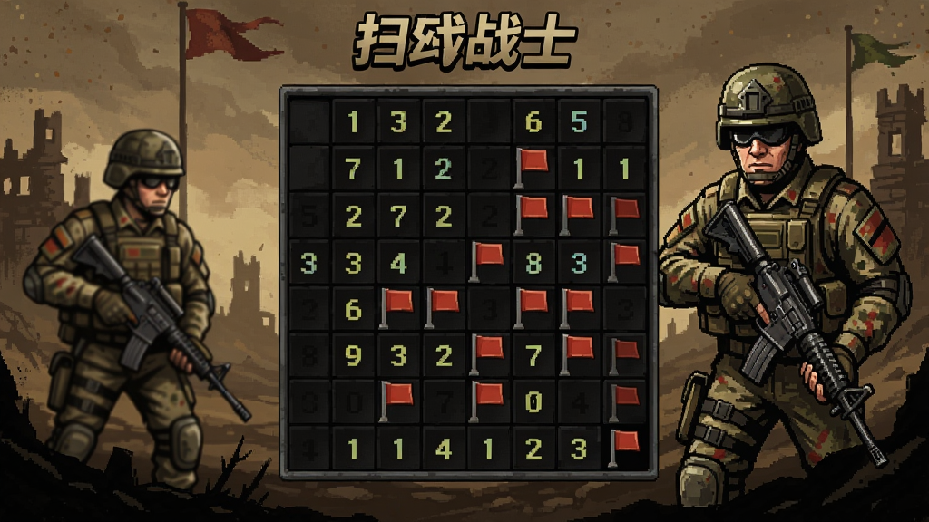 ɨ��սʿ��Ϸ�����棬��ʾ���������ֺ�����ͼ�꣬����Ϊսʿ����