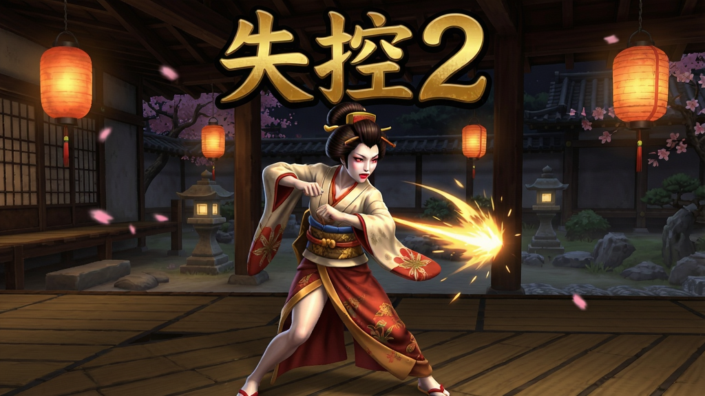 失控2艺伎黄金版游戏场景,艺伎角色战斗画面,东方风格