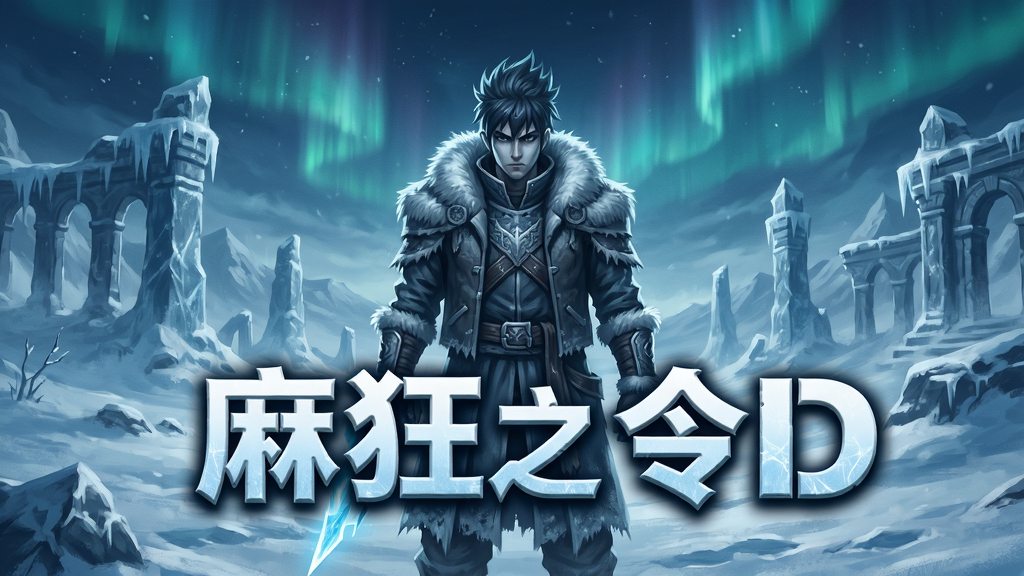 狂之冷游戏主角站在冰雪世界中的宣传画面