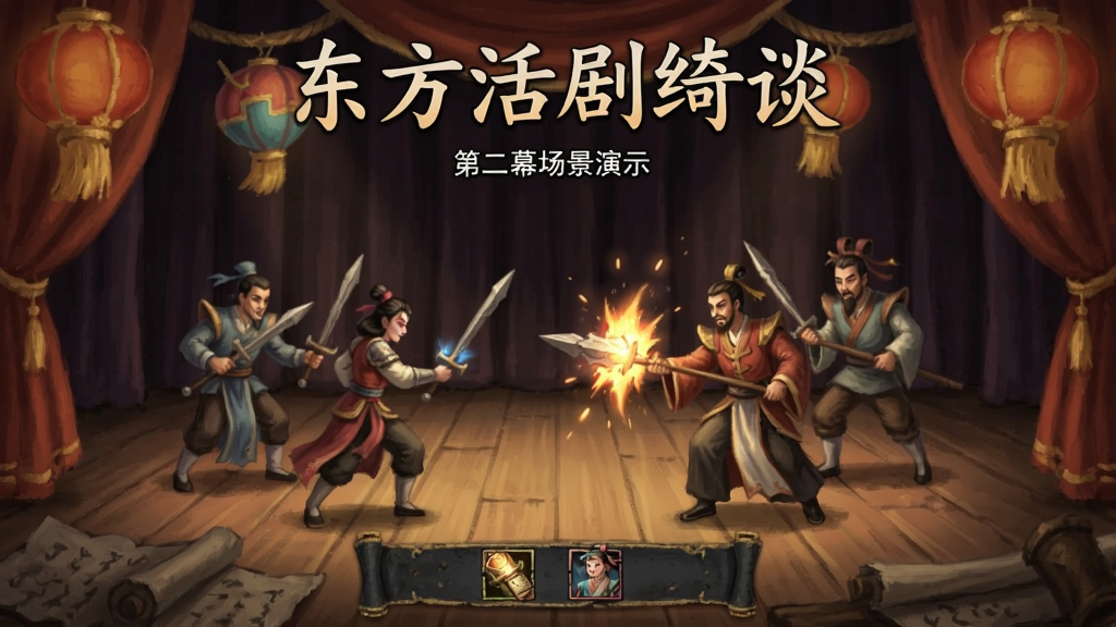 东方活剧绮谈第二幕游戏场景战斗演示