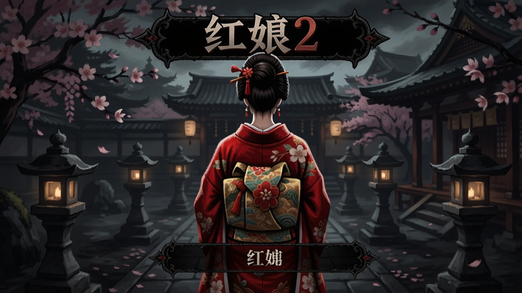 ����2��Ϸ���˵����棬���ڷ��һ�����ź�ɫ�ͷ������ﱳӰ