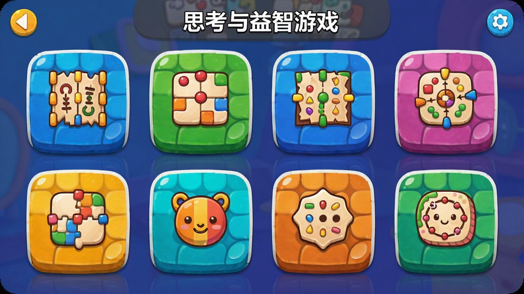 ˼����������Ϸ�����棬��ʾ��������ģʽͼ�꣬ɫ������