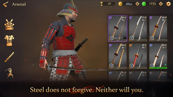 刀侍武士大师小游戏无限金币版v0.9 内购版
