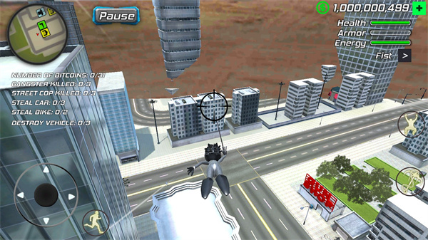 ���˷�������(���޽��)(Amazing Crime Strange Stickman - Rope Vice Vegas)v1.1.2 ���ò˵�