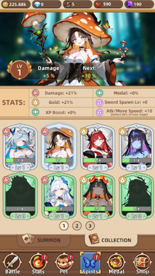 Ģ��������Ϸ(Mushroom Saga: Idle Sword RPG)v0.31 ��׿��