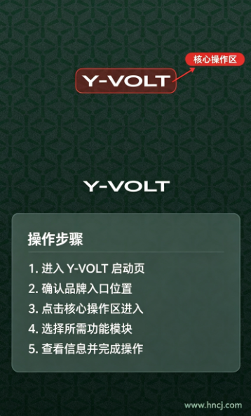 Y-VOLT app Y-VOLT app