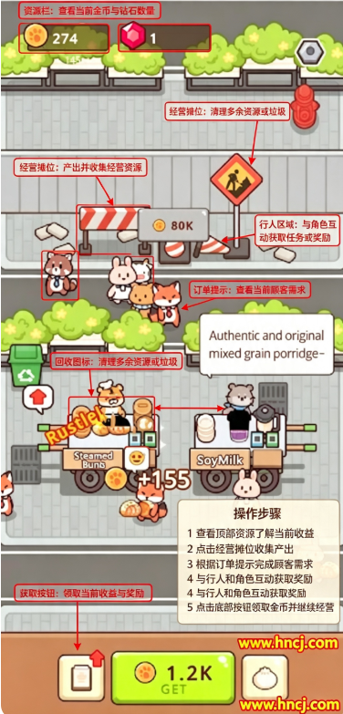 闲置早餐摊小游戏 闲置早餐摊小游戏