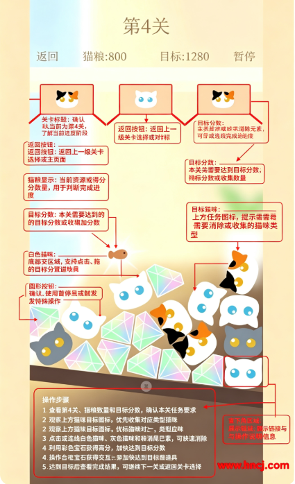 猫咪跷跷板小游戏 猫咪跷跷板小游戏
