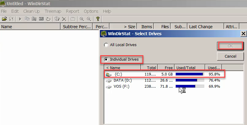 WinDirStat磁盘分析神器快速清理大文件教程 WinDirStat磁盘分析神器快速清理大文件教程