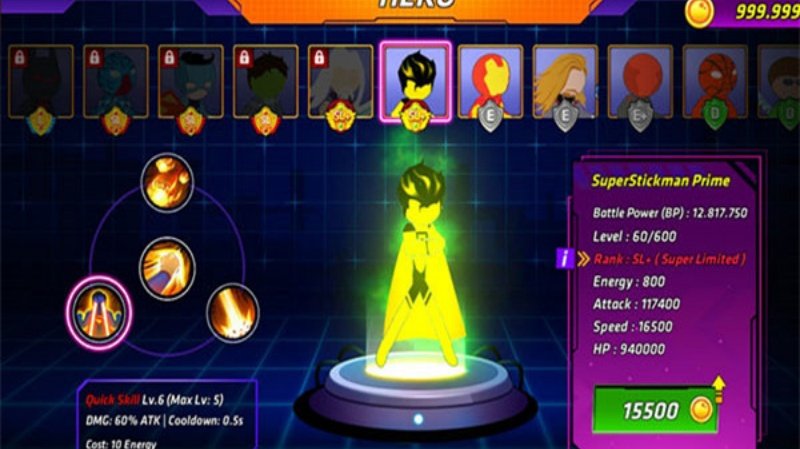 Stickman Superhero超级火柴人英雄游戏v3.7 手机版