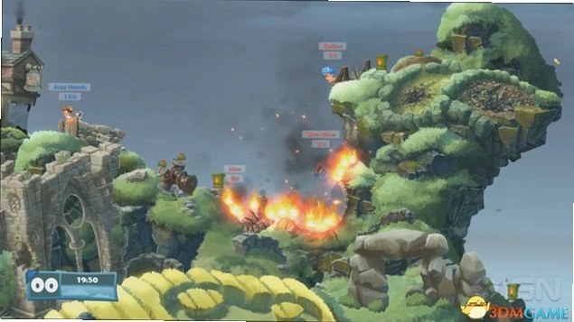 百战天虫 WMD Worms W.M.D 官方中文版WMD中文版