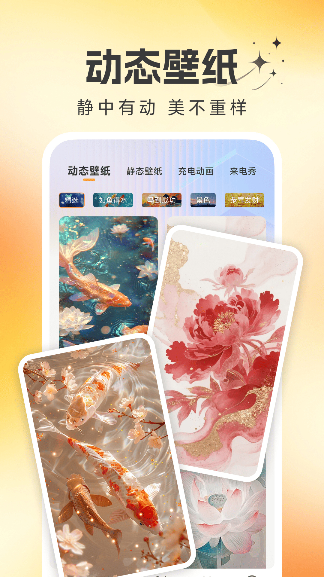 桌面锦鲤壁纸appv1.0.9 安卓版