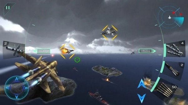 ���о�ս3D���޽����ʯ����(Sky Fighters)v2.7 ��׿��