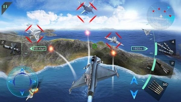 ���о�ս3D���޽����ʯ����(Sky Fighters)v2.7 ��׿��