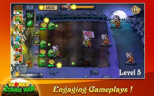 �ʻ���ս��ʬ���İ�(Flower Zombie War)v1.5.4 ��׿��