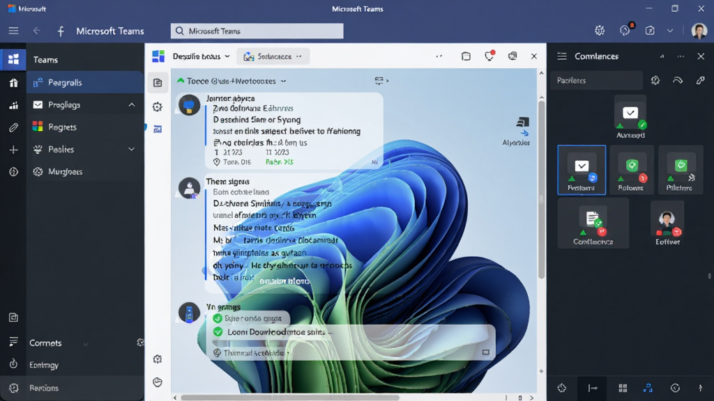 Microsoft Teams ������չʾ����ർ�������������촰�ڡ��Ҳ������壬���������ִ�����ɫ����ɫ���������������������廭�ʣ��ɾ��޶���Ԫ��