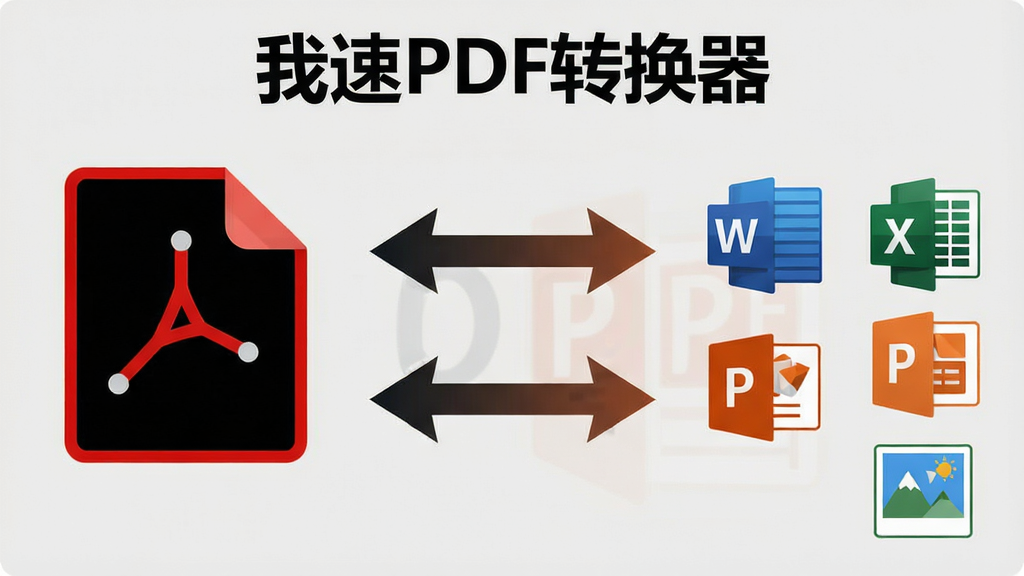 һ��չʾ����PDFת������ʽת�����ܵ�ʾ��ͼ�����ΪPDF�ļ�ͼ�꣬�Ҳ�Ϊ�����ʽͼ�꣨Word��Excel��PPT��ͼƬ�����м��ü�ͷ���ӣ�����˫��ת��������Ϊǳ��ɫ�����ʸɾ���ͻ���������ơ�����PDFת���������֡�