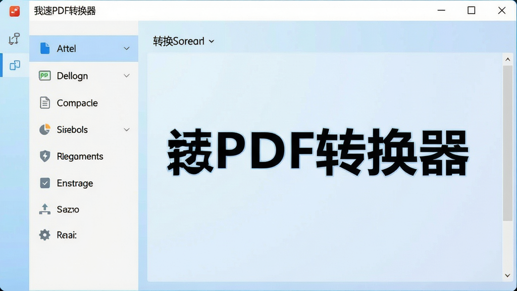 һ��չʾ����PDFת����������ĸ���ͼƬ�����沼�ּ�࣬��๦���б������ɼ����Ҳ�Ϊת�����������������ִ���ˬ������Ϊǳ��ɫ���䣬���ʸɾ���ͻ���������ơ�����PDFת���������֡�