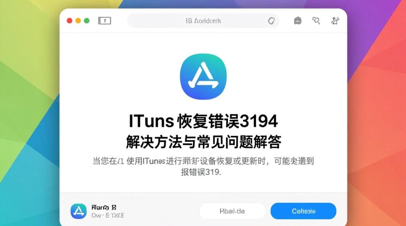 iTunes 固件恢复报错 安卓版