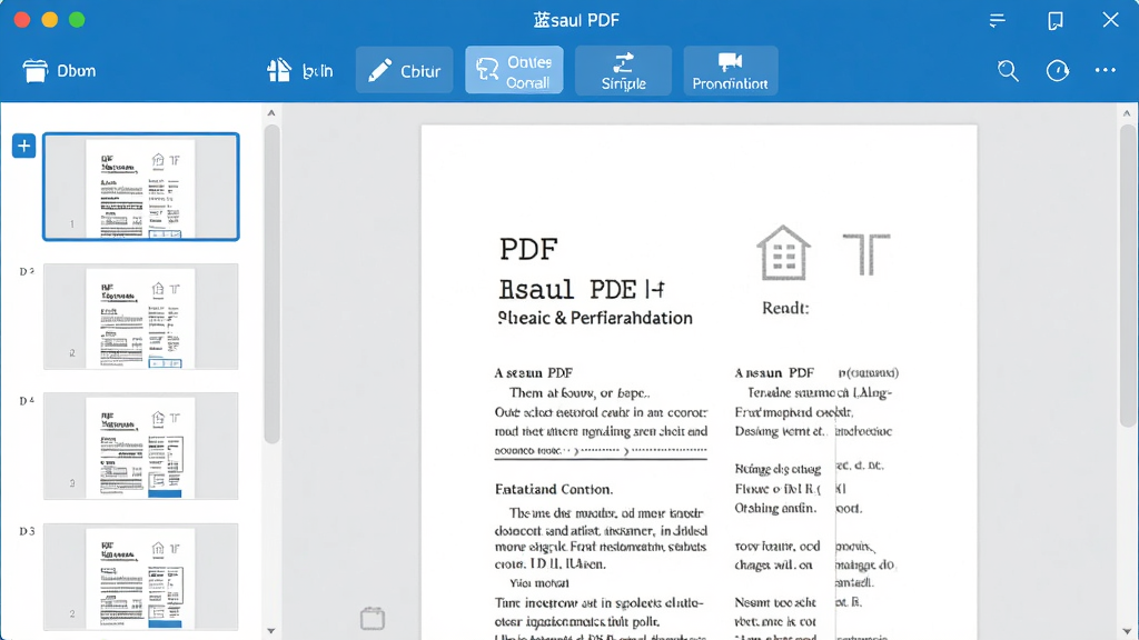 ��ɽPDF����������Ԥ��ͼ��չʾ��PDF�ĵ�����Ķ���ͼ�����Ϊ����ͼ���������Ҳ�Ϊ�ĵ������������������������򿪡��༭��ת���Ȱ�ť�����岼�ּ����������ɫ����ɫ�����ִ���ƽ����Ʒ�񣬽���ɾ��޶���Ԫ�أ����ʸ���