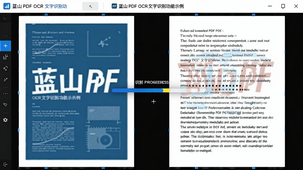 ��ɽPDF OCR����ʶ����ʾ�������Ϊɨ���PDFҳ�棬�Ҳ�Ϊʶ����Ŀɱ༭�ı����м���ʶ�������������רҵ���Ա����ԣ���������