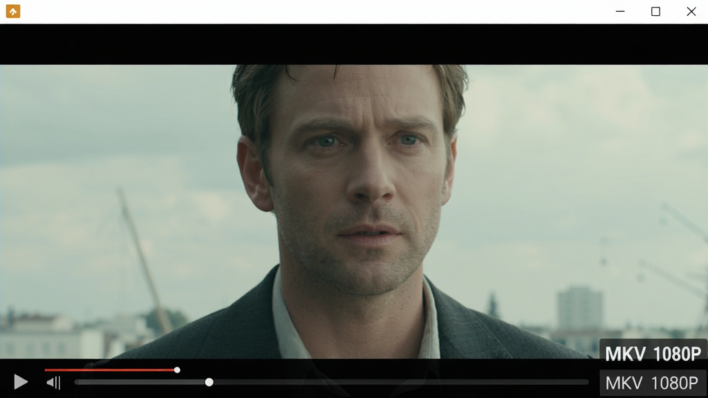 VLC Media Player ���Ÿ����Ӱ���棬�����������������½���ʾ��MKV 1080P�������������࣬����ϸ�壬�ɾ��޶���Ԫ��