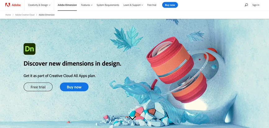 Adobe Dimension 2023���ļ����2023 v3.4.3 ��ά���