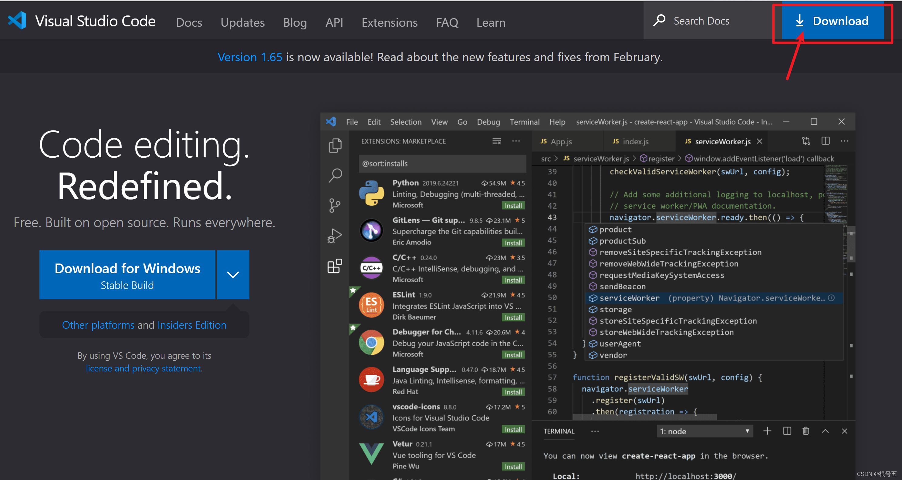 Visual Studio Code 2022中文解锁版 界面功能截图