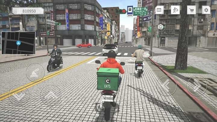 台湾赛车手游戏(赛车X外卖员模拟器)下载安装体验分享