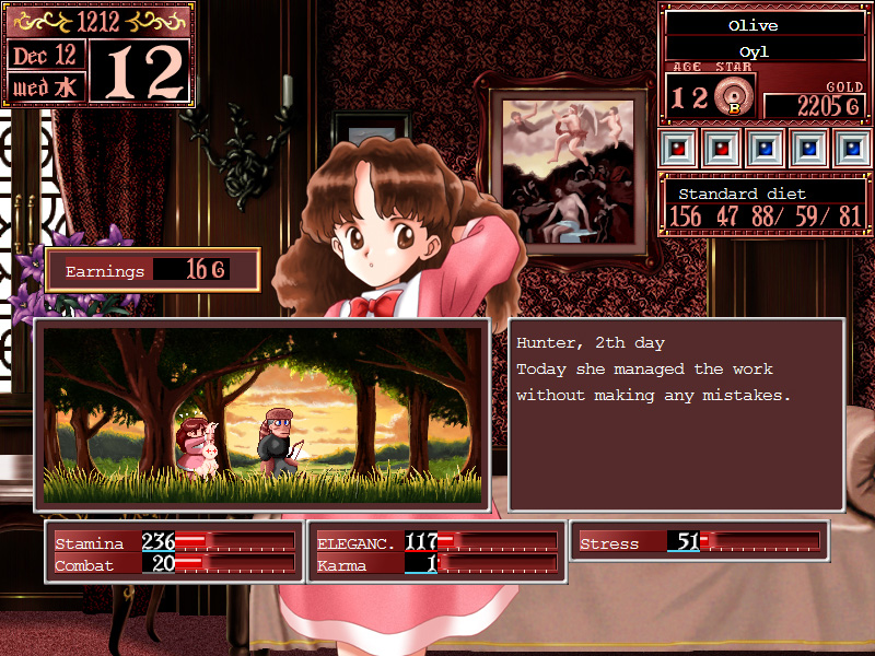 ����Ů�ι���2 Princess Maker 2 �������ڼ�������ѡ��