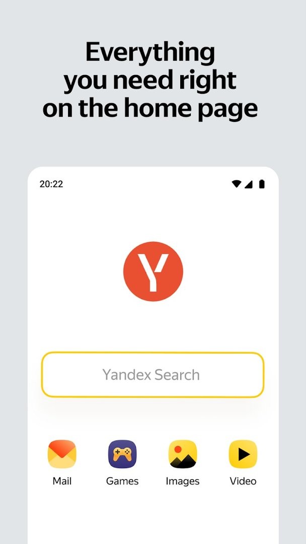 Yandex浏览器 安卓版 操作界面
