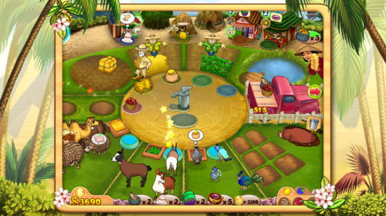 狂热农场:激情假期 Farm Frenzy: Tropical Vacation 游戏截图 热带岛屿场景