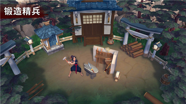 大小武士生存物语游戏 新手开局 整体场景 攻略配图