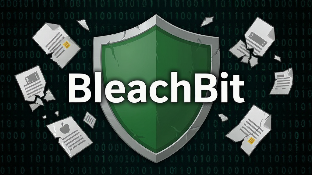 һ��BleachBit��˽�������ܵ�����ͼ����������Ϊһ����ɫ���ƣ���Χ���Ʊ�������ļ���Ƭ������Ϊ�����ƴ��������������ơ�BleachBit����Ŀ��ʾ�ڶ����ϣ������������ϸ�ڷḻ�����ʸɾ����޶���Ԫ��