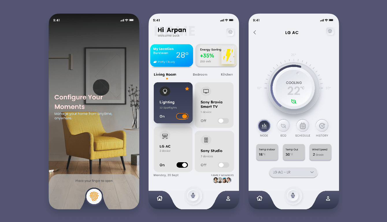 智家遥控app 语音控制 智能家居 场景模式