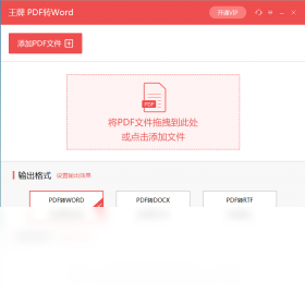 王牌PDF转Word 安卓版 批量转换功能界面