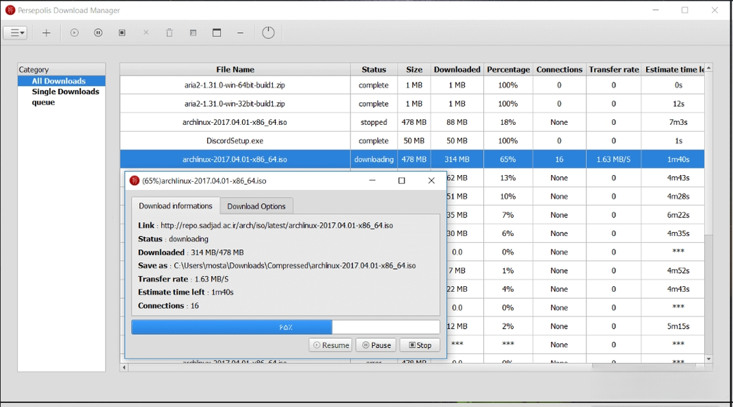 Persepolis Download Manager5.0.0 �������ع���