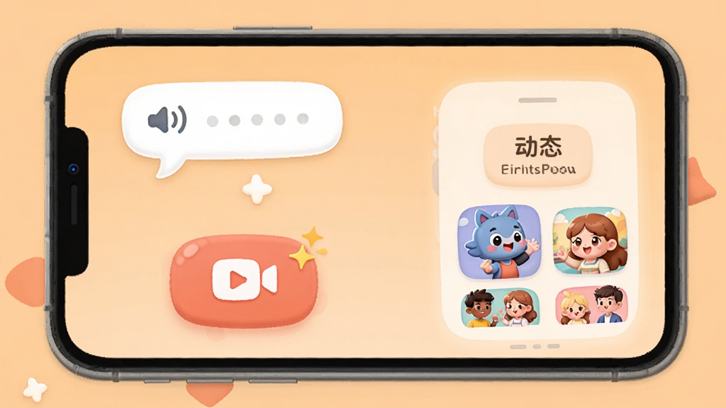 ����Ӧ�û���������棬��Ļ����������Ϣ���ݡ���Ƶͨ����ť�Ͷ�̬�㳡��ڣ�����Ϊǳ��ɫůɫ���������Ѻû��ã��Ű����������ͨ�ɰ������ʸɾ����޶���Ԫ��